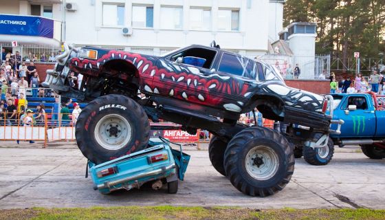 Шоу каскадеров Сергея Кочерга, Грозный