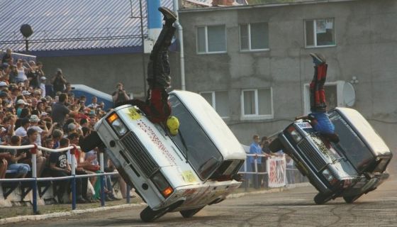 Шоу каскадеров Сергея Кочерга, Грозный