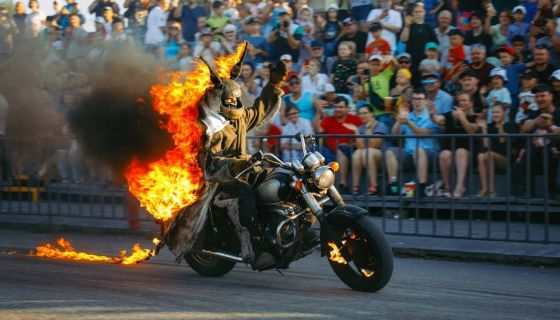Шоу каскадеров Сергея Кочерга, Грозный